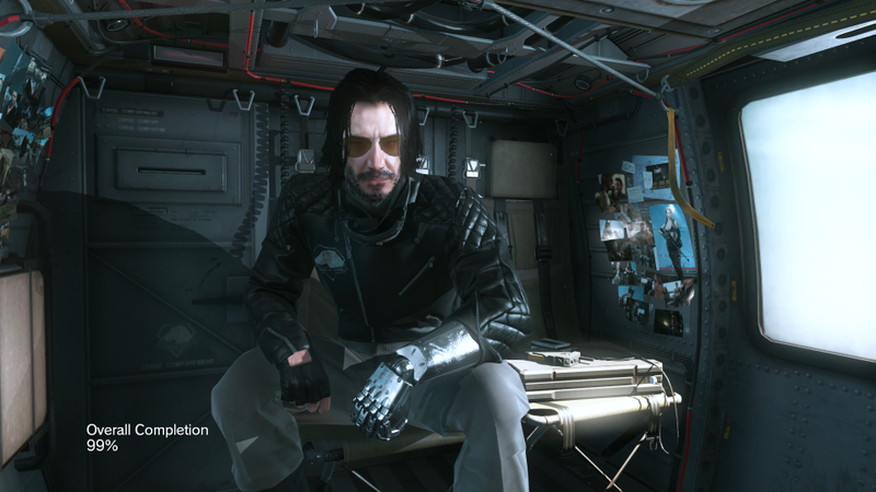 Illustration for article titled A Keanu Reeves Mod For Metal Gear Solid V